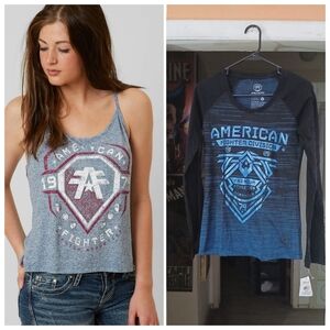 Nwt American Fighter Tank And Long Sleeve Bundle Small